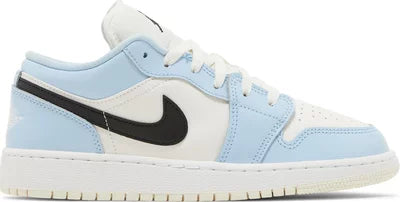 Jordan 1 Low Ice Blue Black (GS)