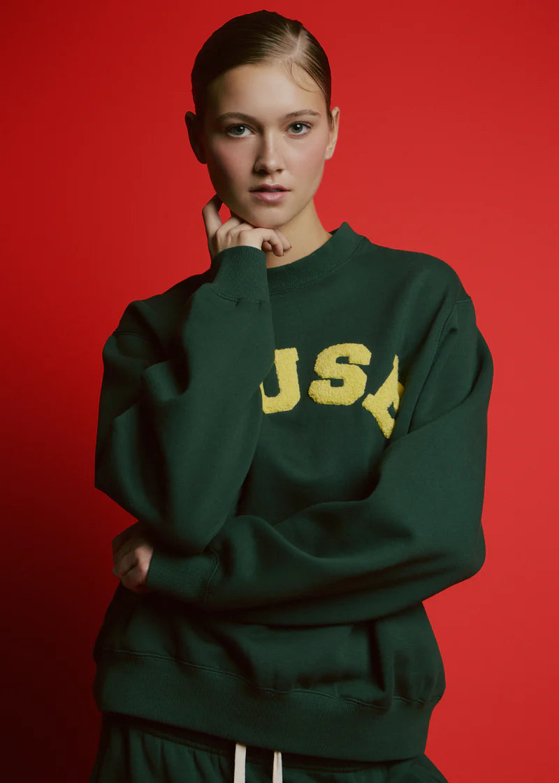 Muse Heavyweight Chenille Sweatshirt - Oxford