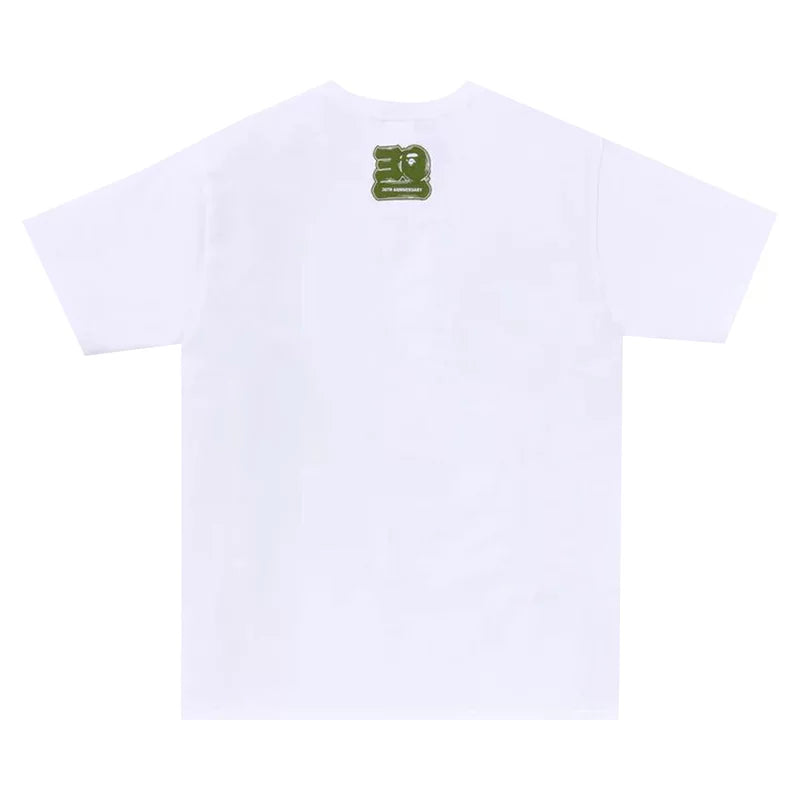 BAPE 30th Anniversary I Tee White/Green