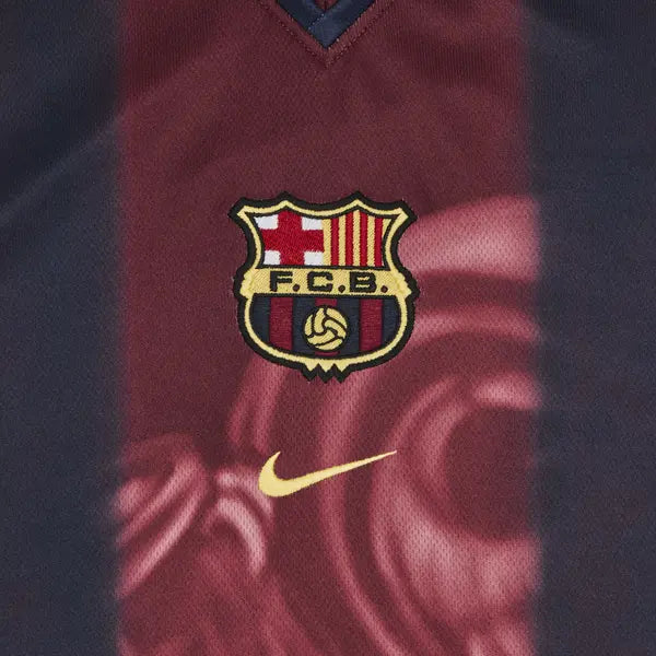 Travis Scott x Nike x FC Barcelona Retro 2000/01 Home Skeleton Jersey