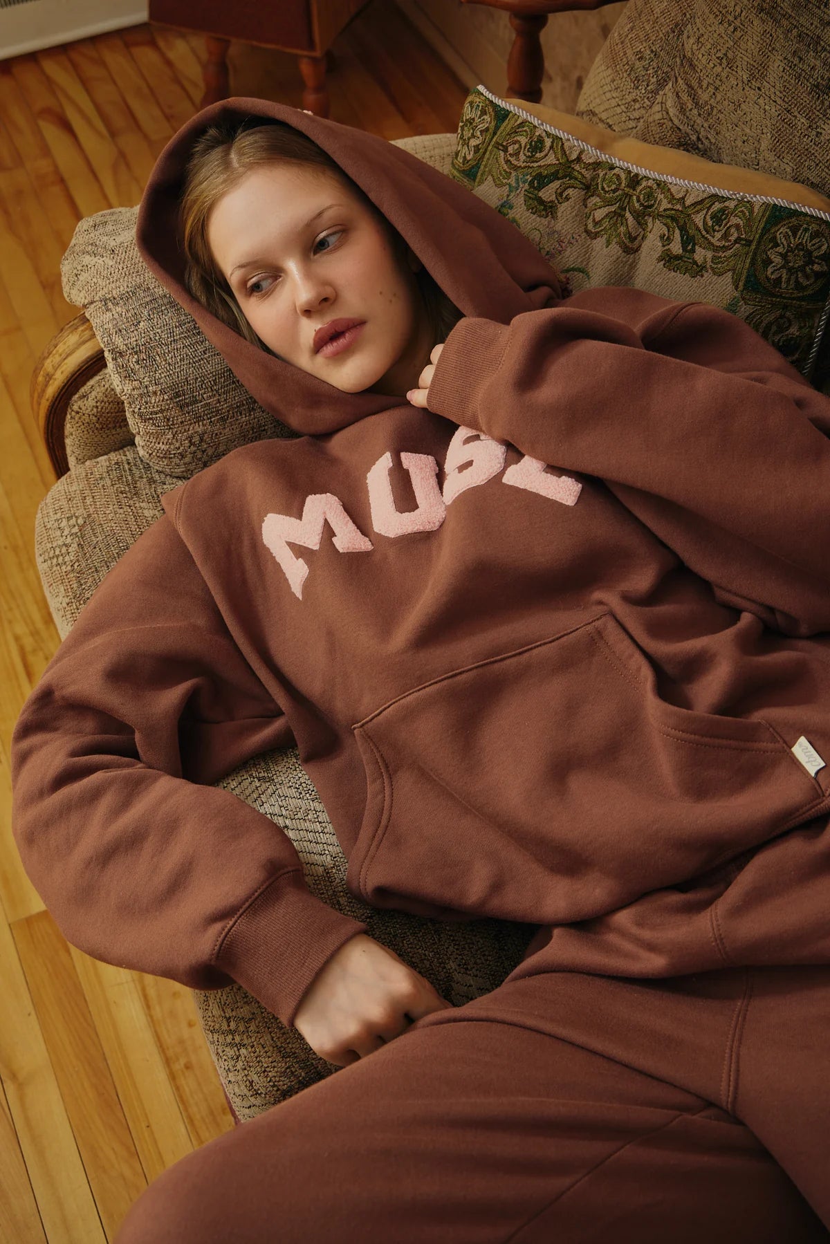 Muse Heavyweight Chenille Hoodie - Sundae