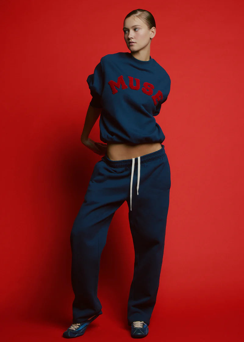 Muse Heavyweight Straight Joggers - Aspen