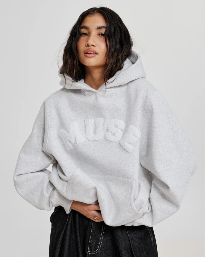 Heavyweight Chenille Hoodie - Pearl