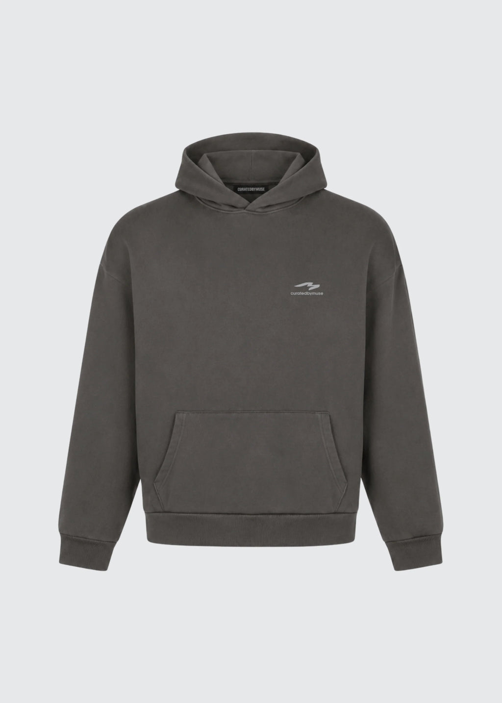 French Terry Hoodie - Charcoal