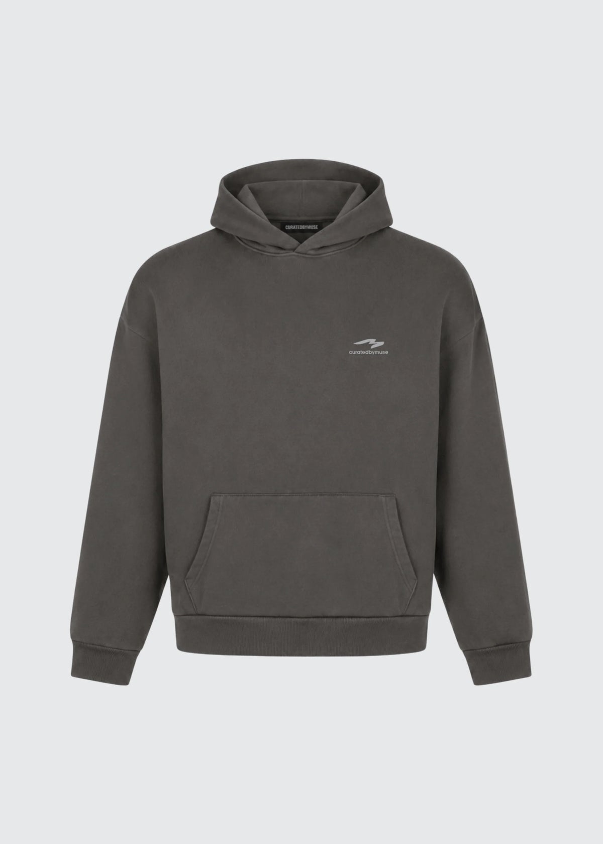 French Terry Hoodie - Charcoal