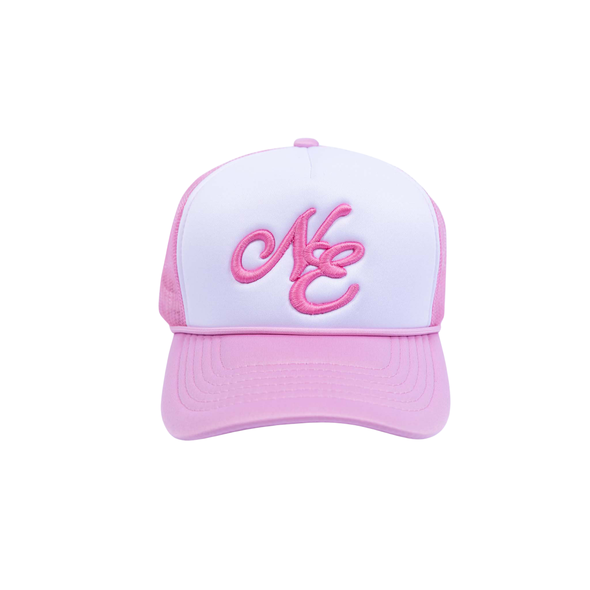 Nouvelle Époque Hat - White (Pink)