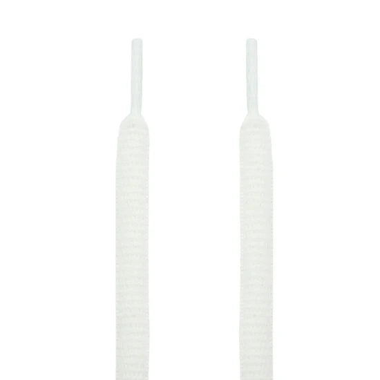 White SB Dunk Oval Shoelaces