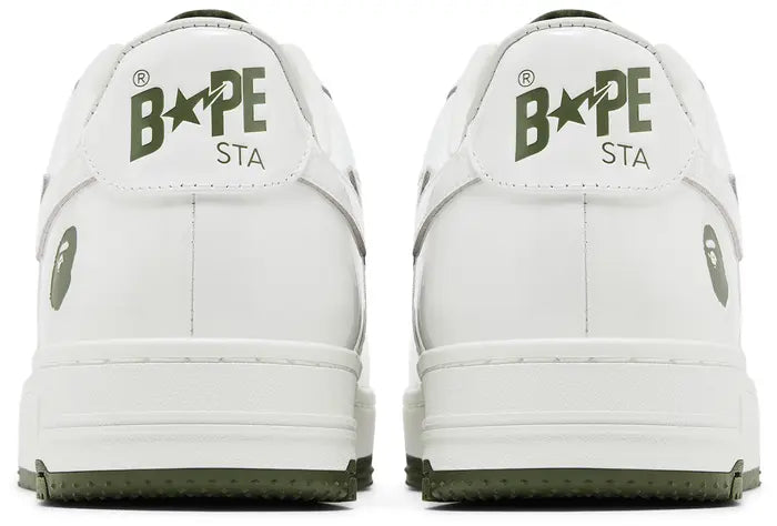 Bape Sta Low #6 White Olive