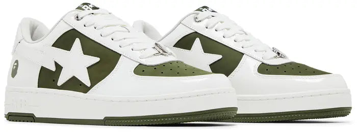 Bape Sta Low #6 White Olive