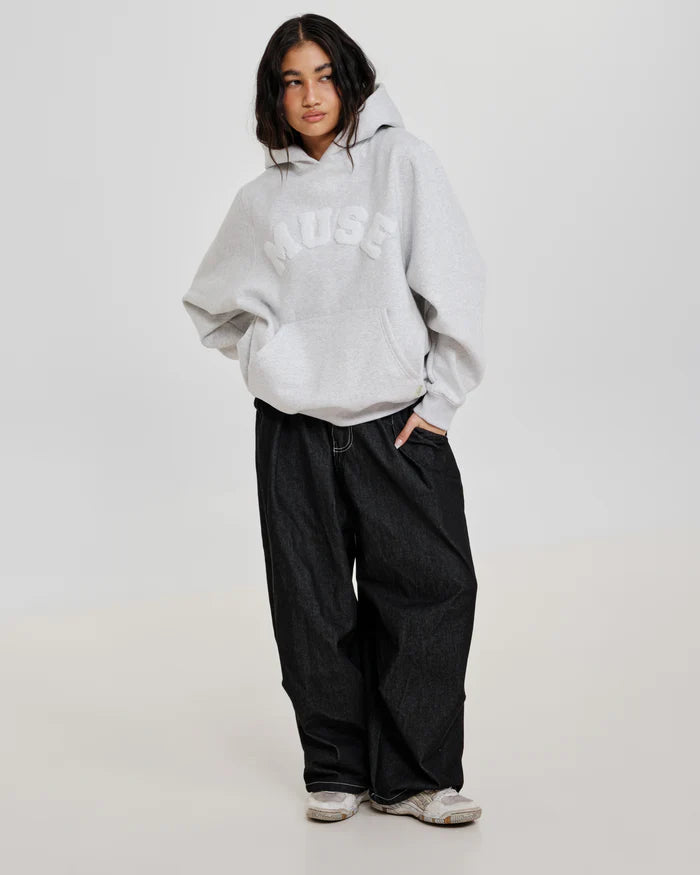 Heavyweight Chenille Hoodie - Pearl