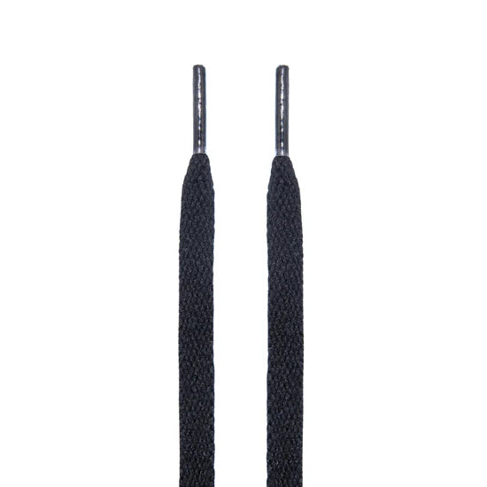 Black Jordan Flat Shoelaces