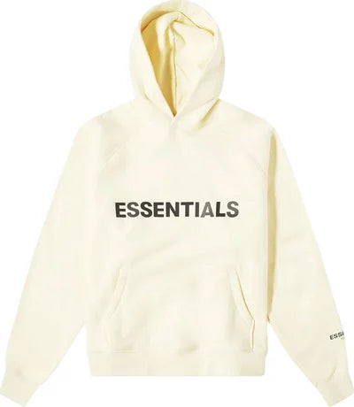 Fear of God Essentials Pullover Hoodie Applique Logo Buttercream