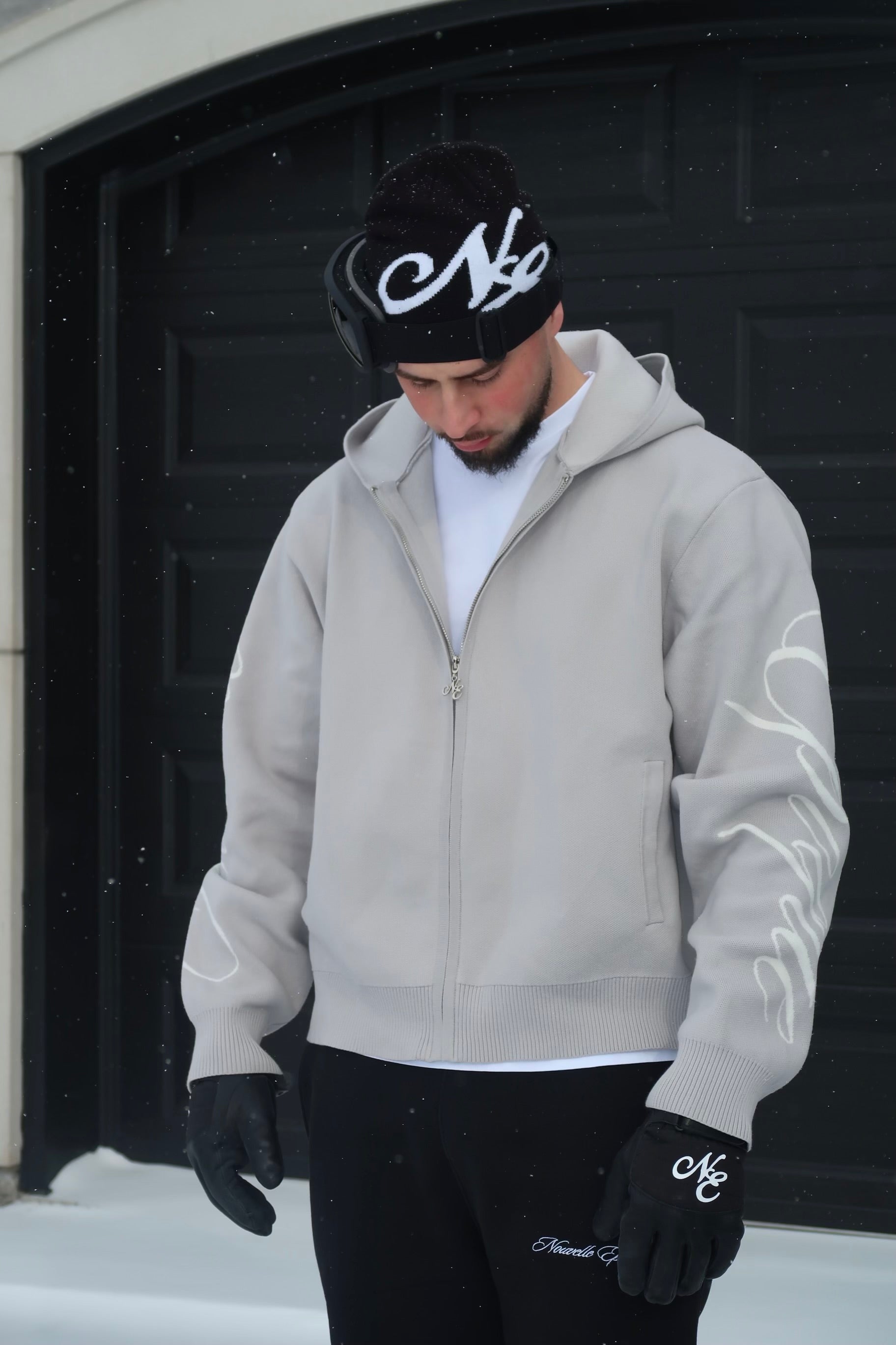 Nouvelle Époque Zip Up Hoodie – Grey