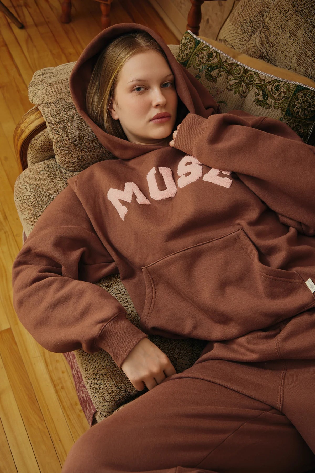 Muse Heavyweight Chenille Hoodie - Sundae