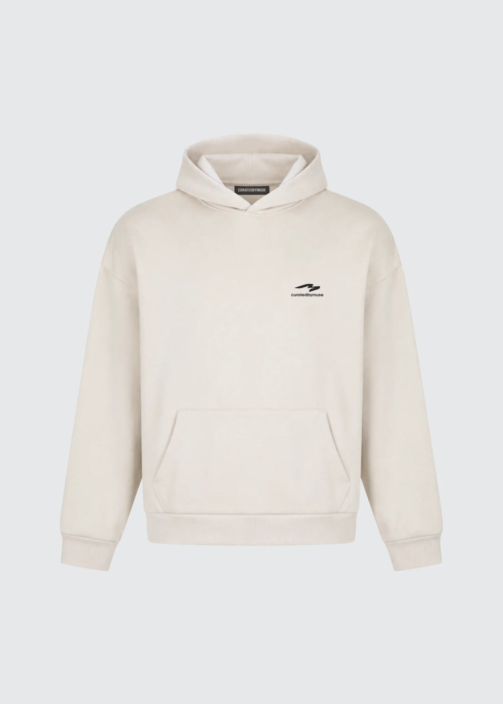 French Terry Hoodie - Bone