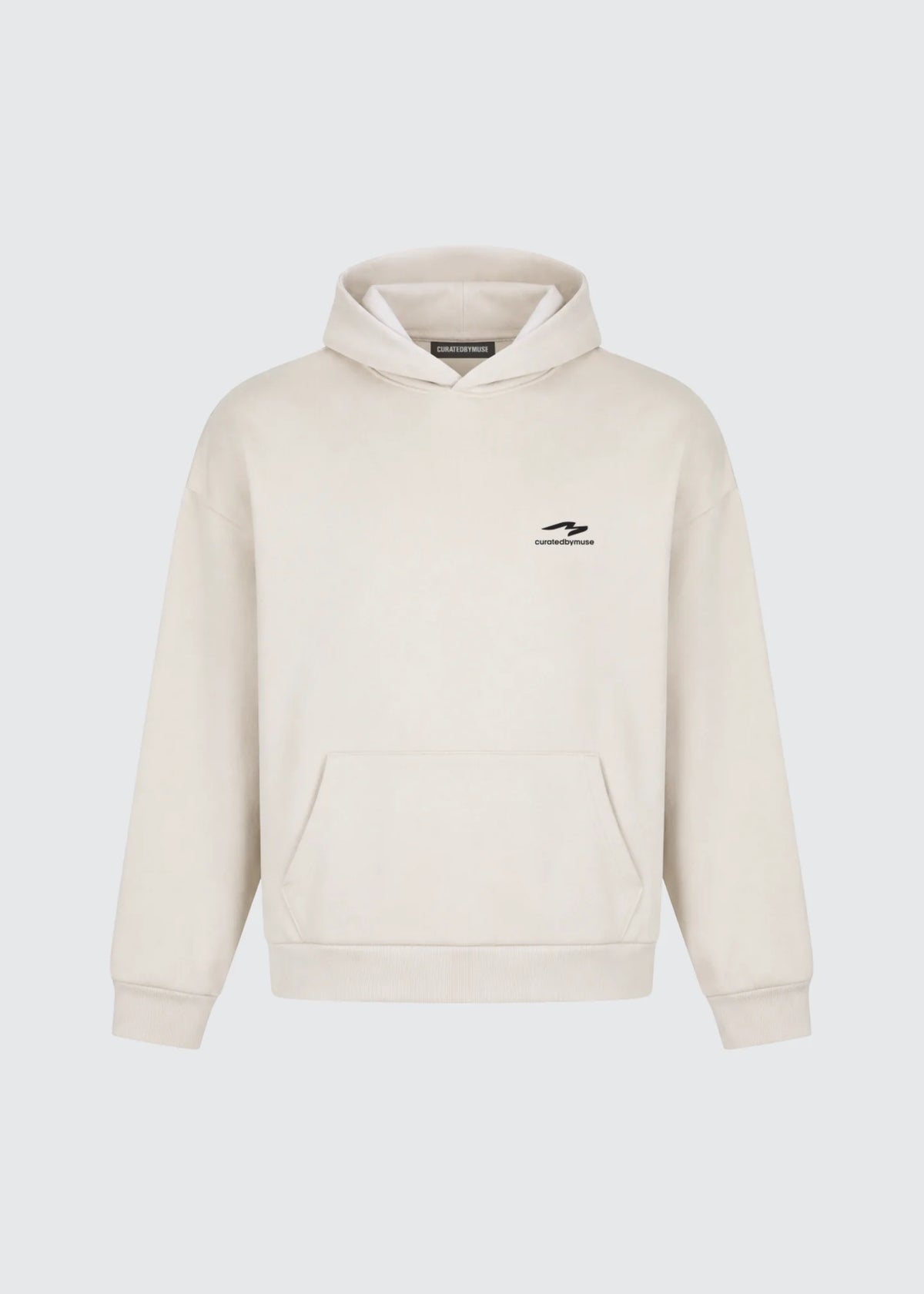 French Terry Hoodie - Bone