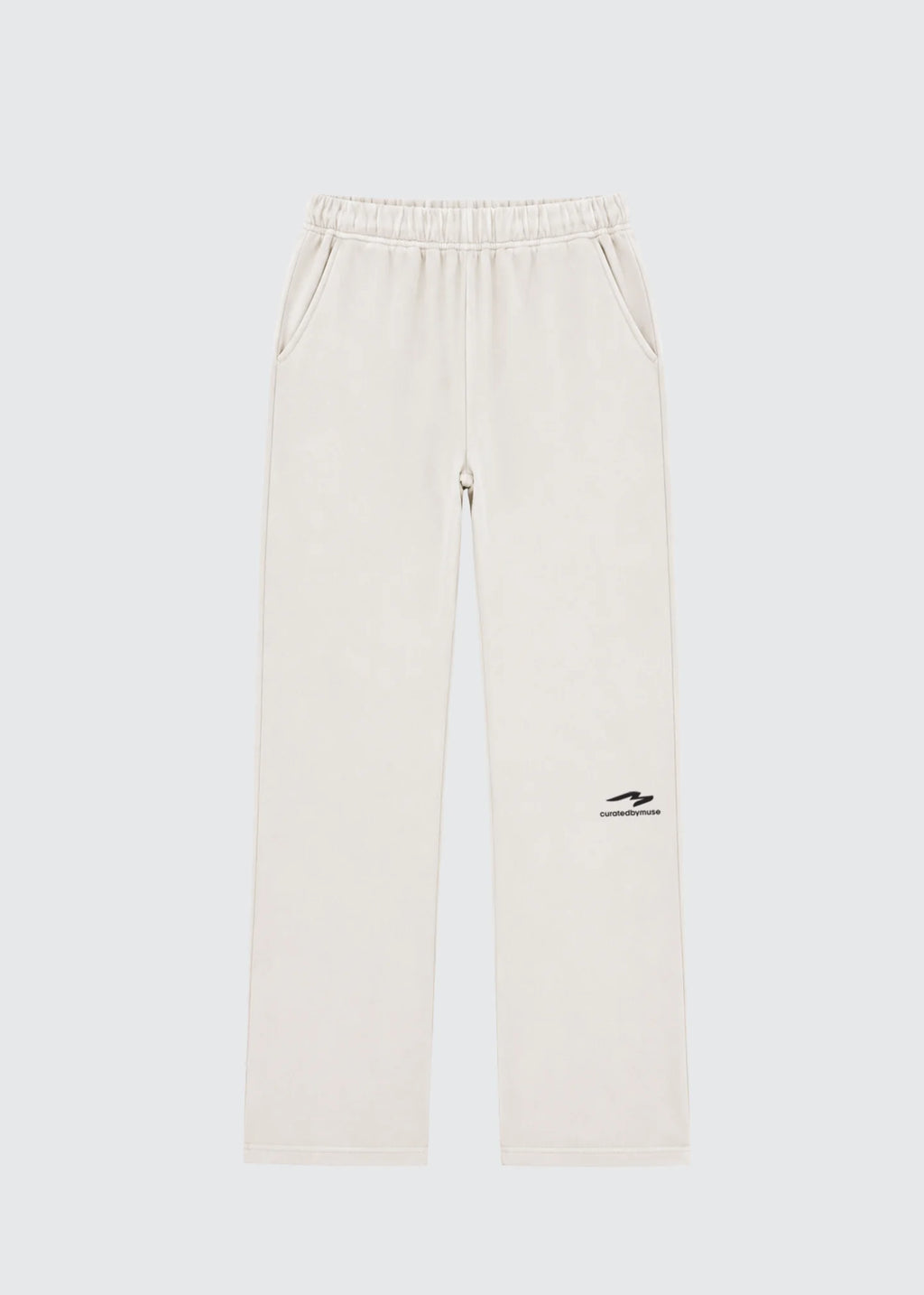 French Terry Joggers - Bone