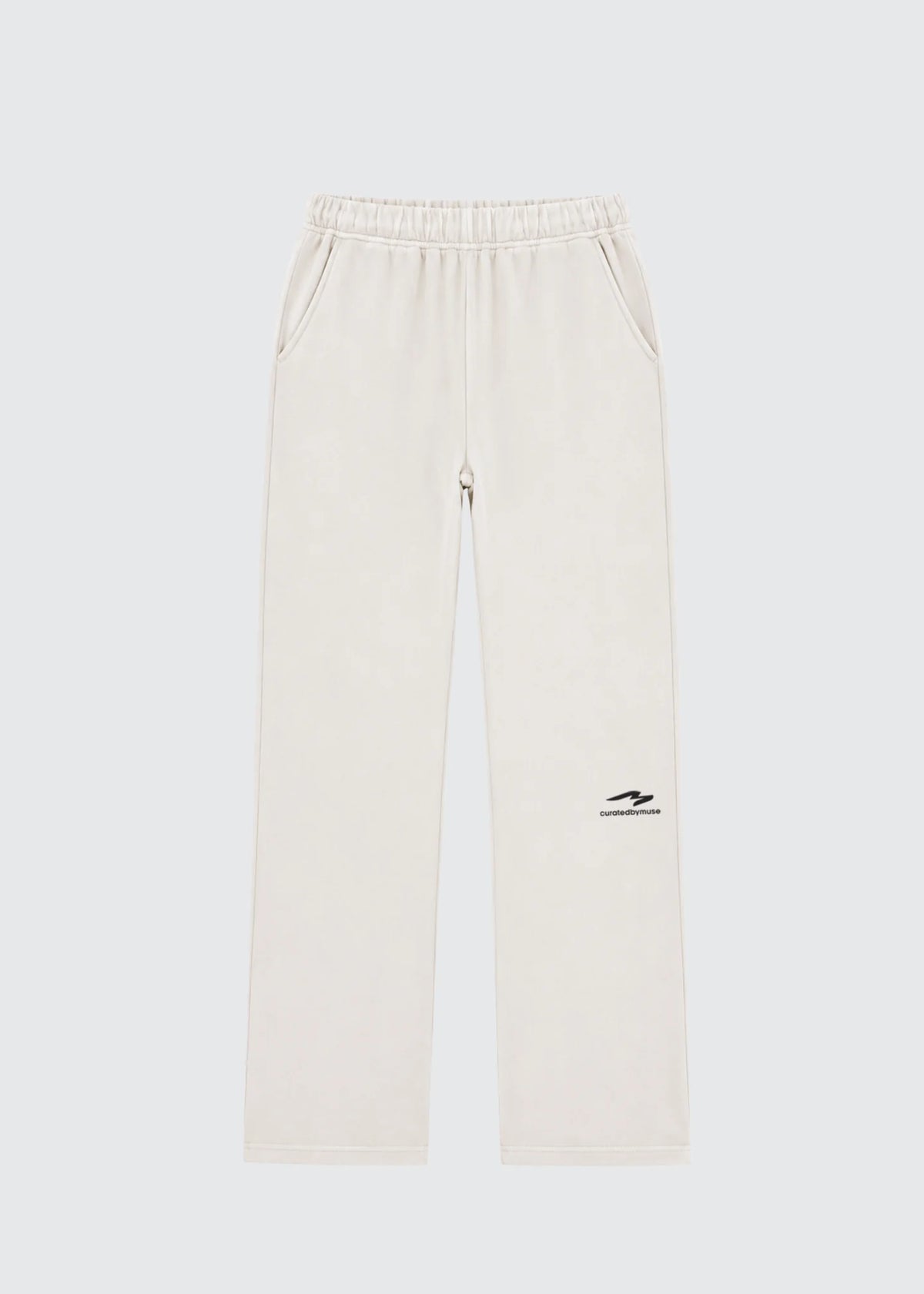 French Terry Joggers - Bone