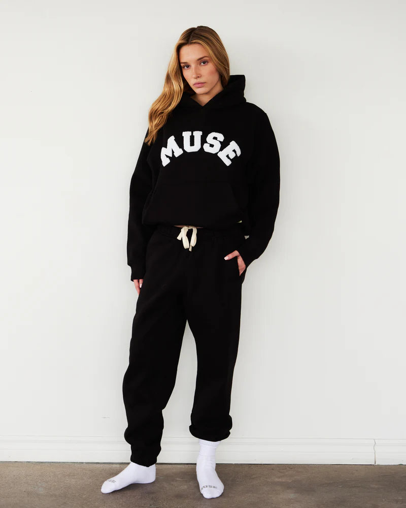 Muse Heavyweight Chenille Hoodie - Midnight
