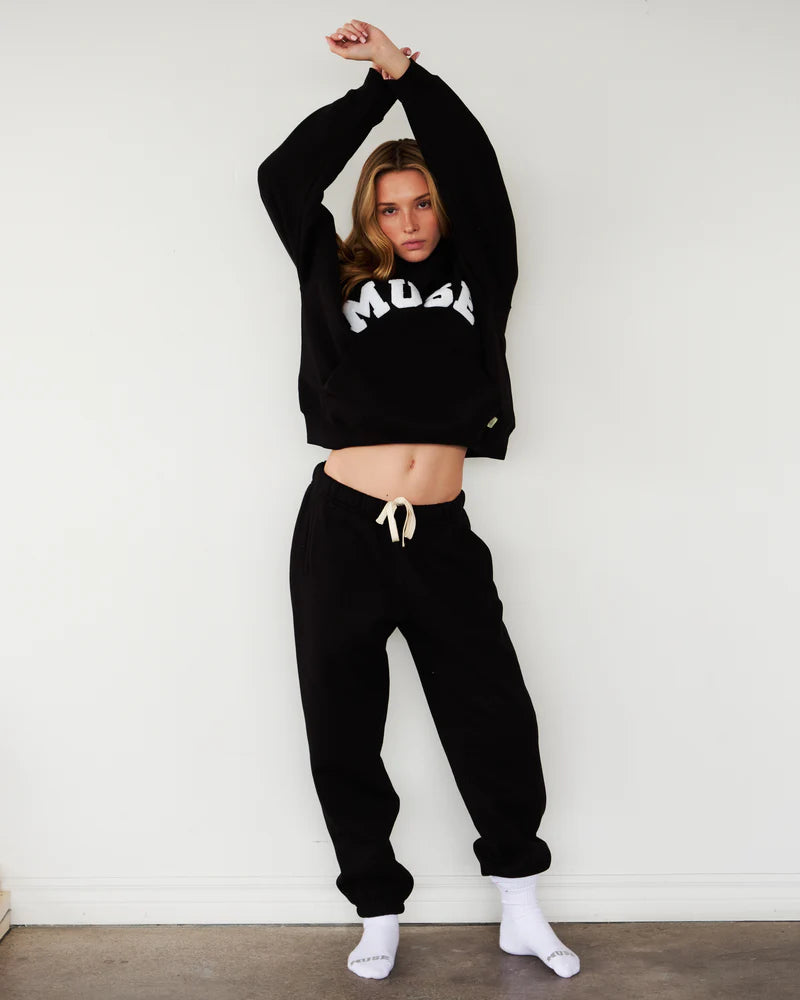 Muse Heavyweight Chenille Hoodie - Midnight