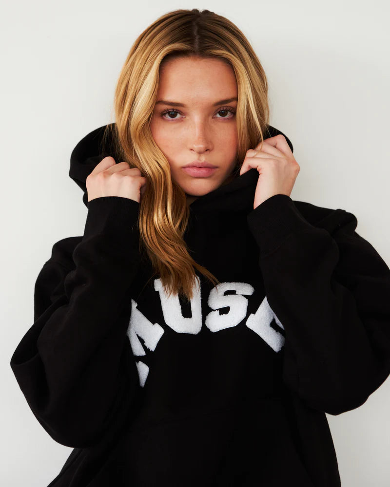 Muse Heavyweight Chenille Hoodie - Midnight