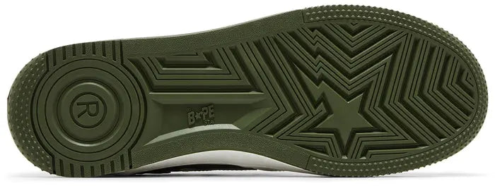 Bape Sta Low #6 White Olive