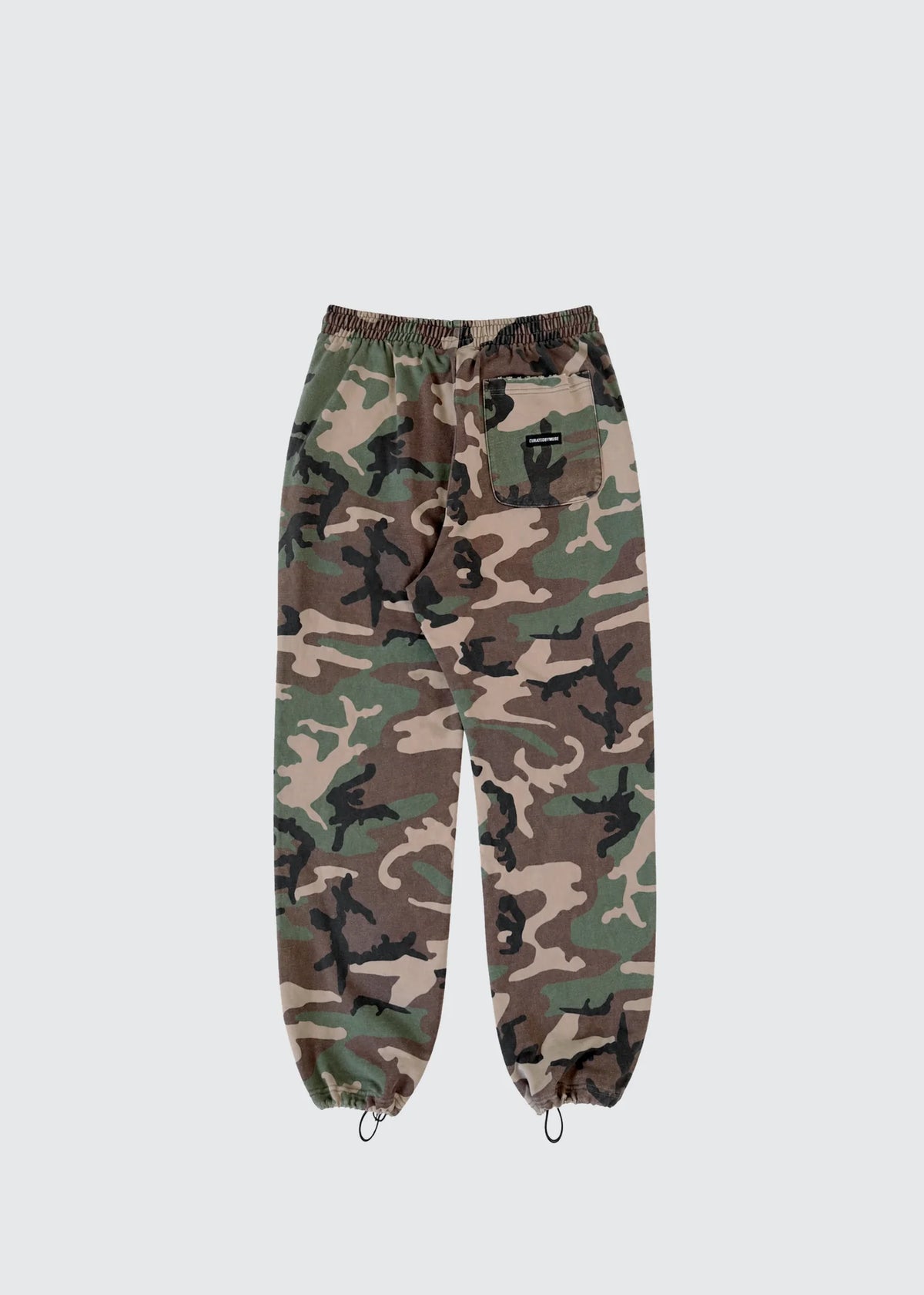 French Terry Joggers - Woodland Camo