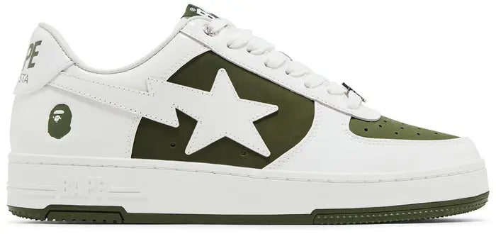 Bape Sta Low #6 White Olive