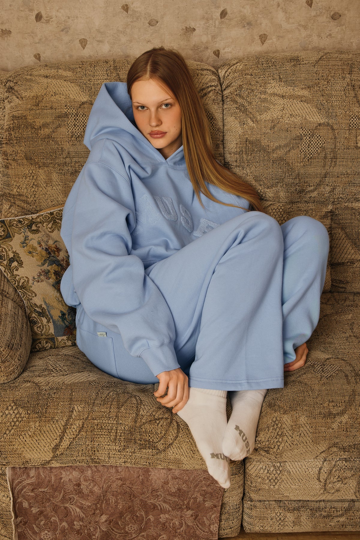 Muse Heavyweight Chenille Hoodie - Blizzard