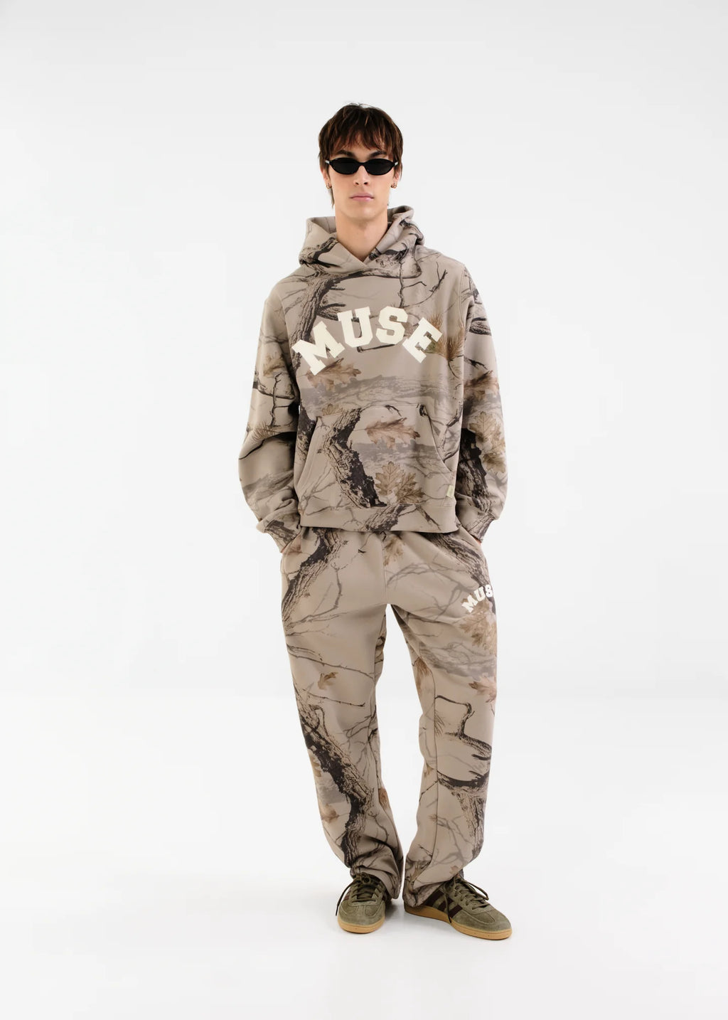 Heavyweight Camo Joggers - Canyon