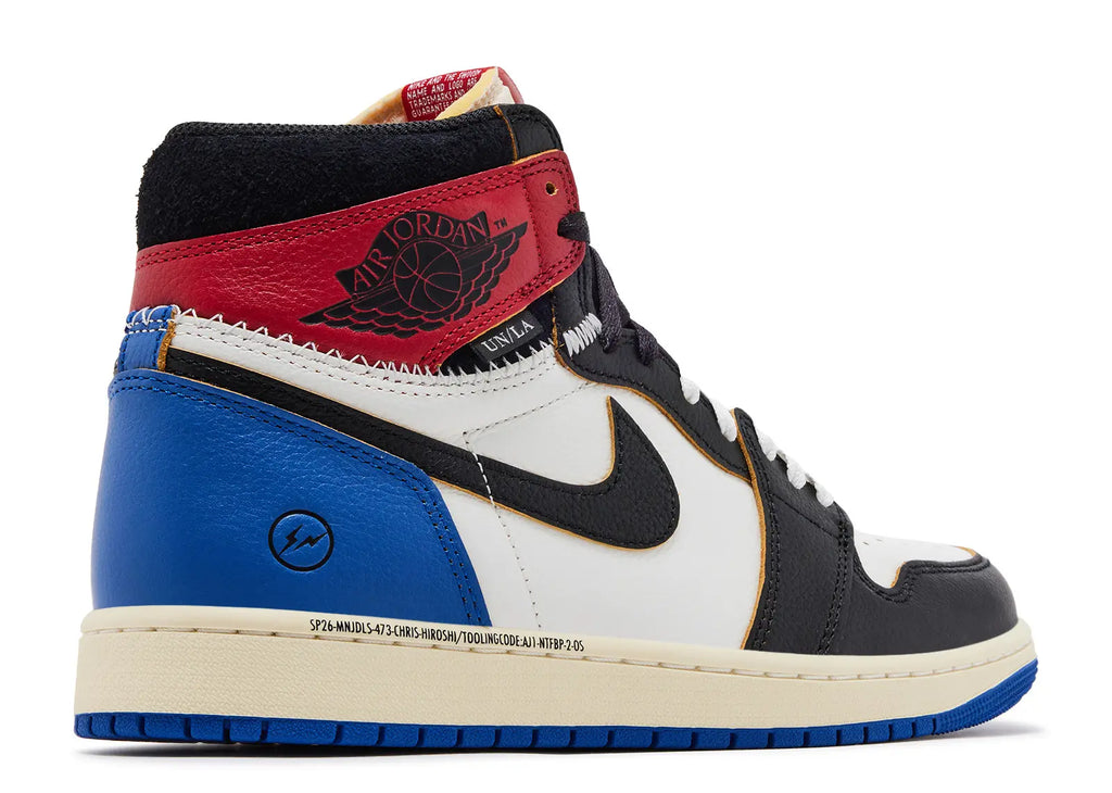 Jordan 1 Retro High OG SP Fragment X Union LA Varsity Red Sport Royal