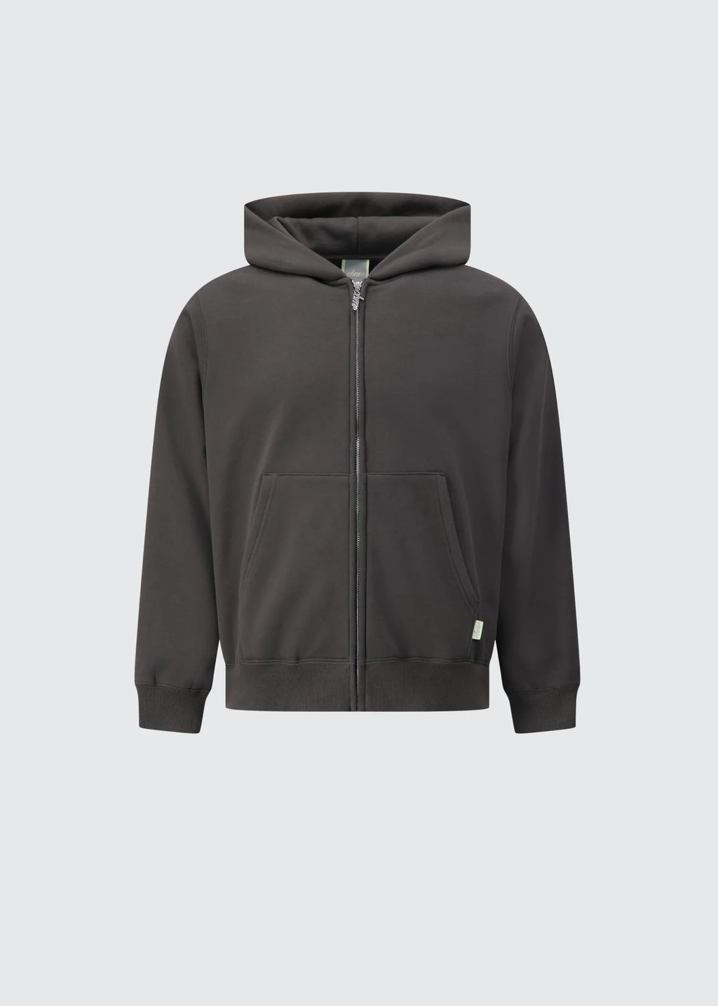 Heavyweight Zip Up - Charcoal