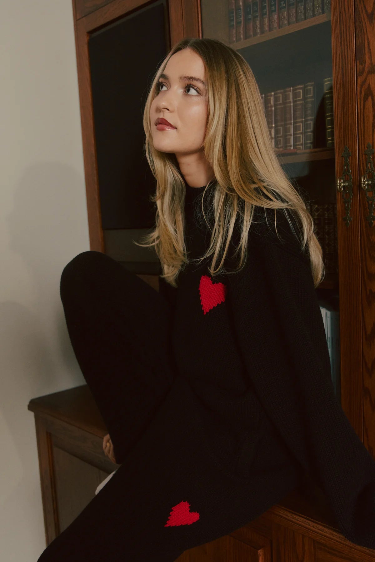 Heavy Knit Top - Red Ace