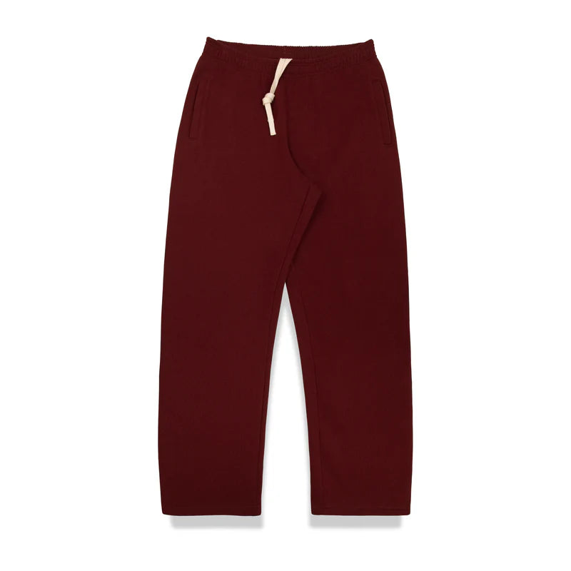 Muse Heavyweight Straight Joggers - Wine