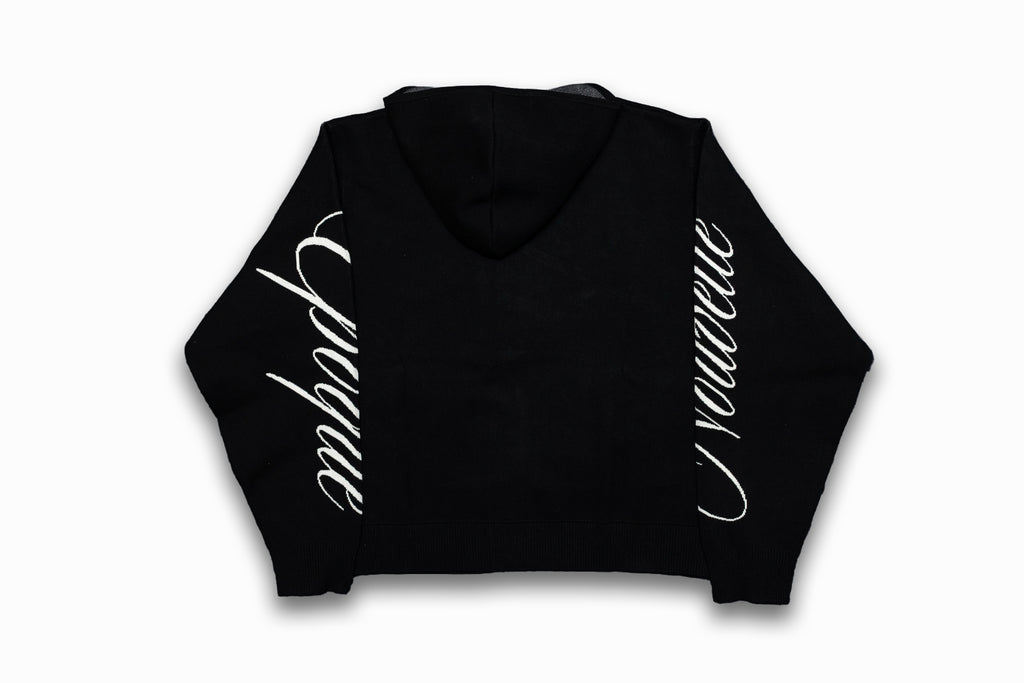 Nouvelle Époque Zip Up Hoodie – Black