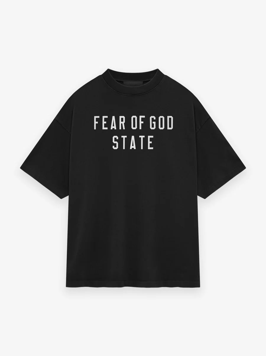 Fear of God Essentials Black Crewneck Tee