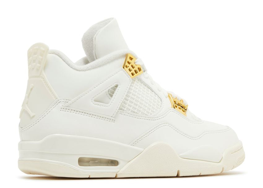 Jordan 4 Retro Metallic Gold (Women's)